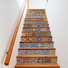 Colorful Ceramic Tiles Patterns 13 Pieces Stair Sticker ___.jpg